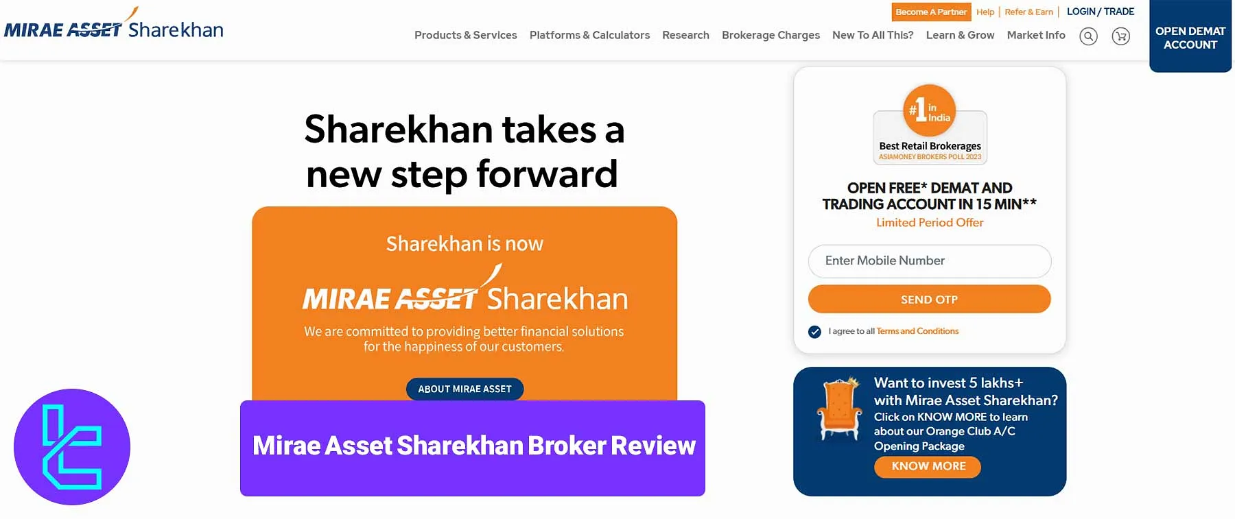Mirae Asset Sharekhan Broker