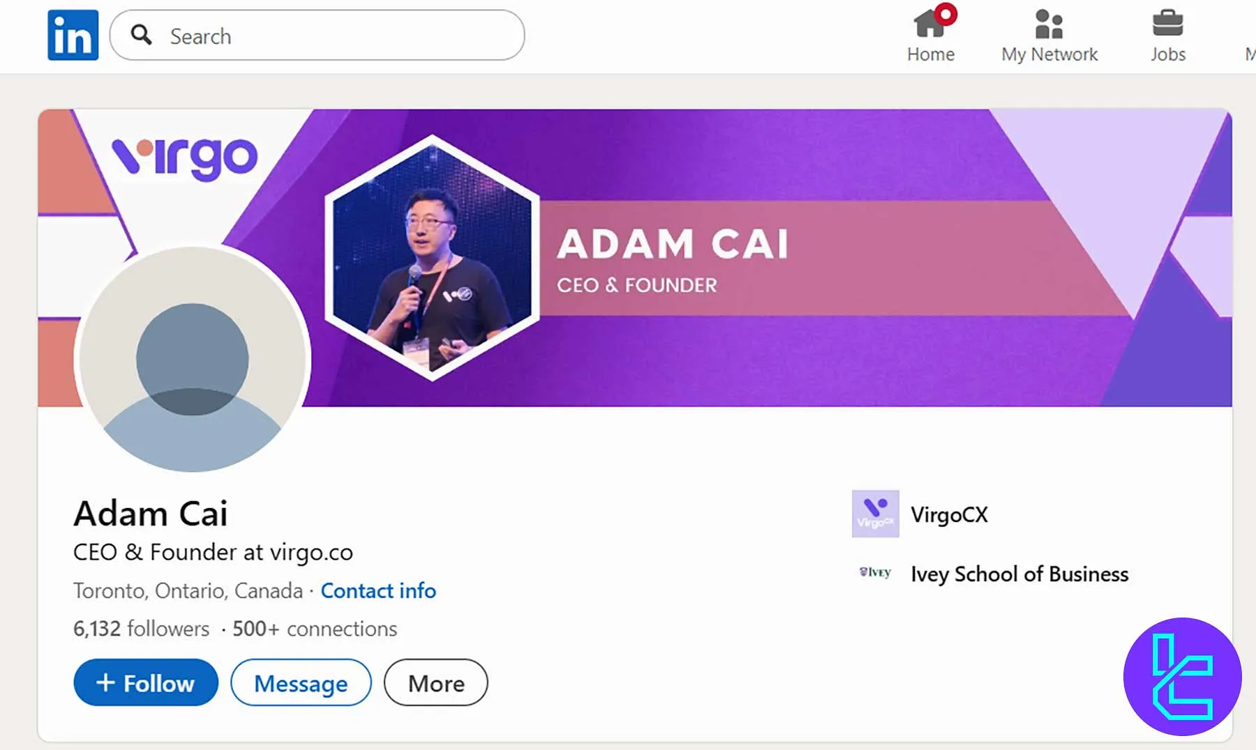 Adam Cai, CEO and Founder of VirgoCX, attending a Canadian crypto policy roundtable