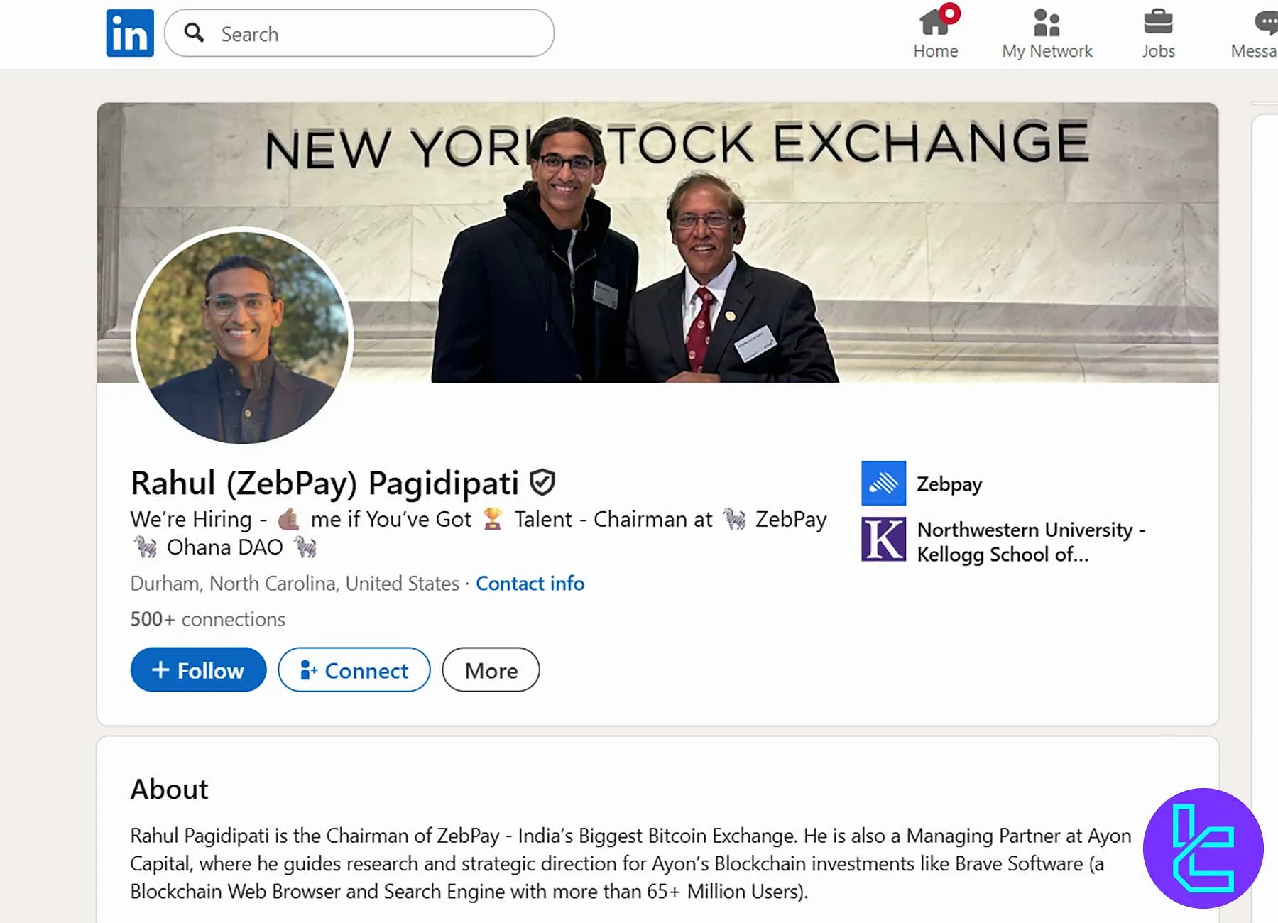 Rahul Pagidipati, Chairman and CEO of ZebPay, blockchain and fintech leader