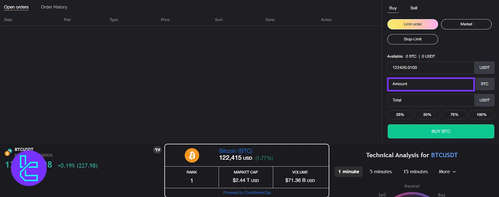 Emirex trading amount