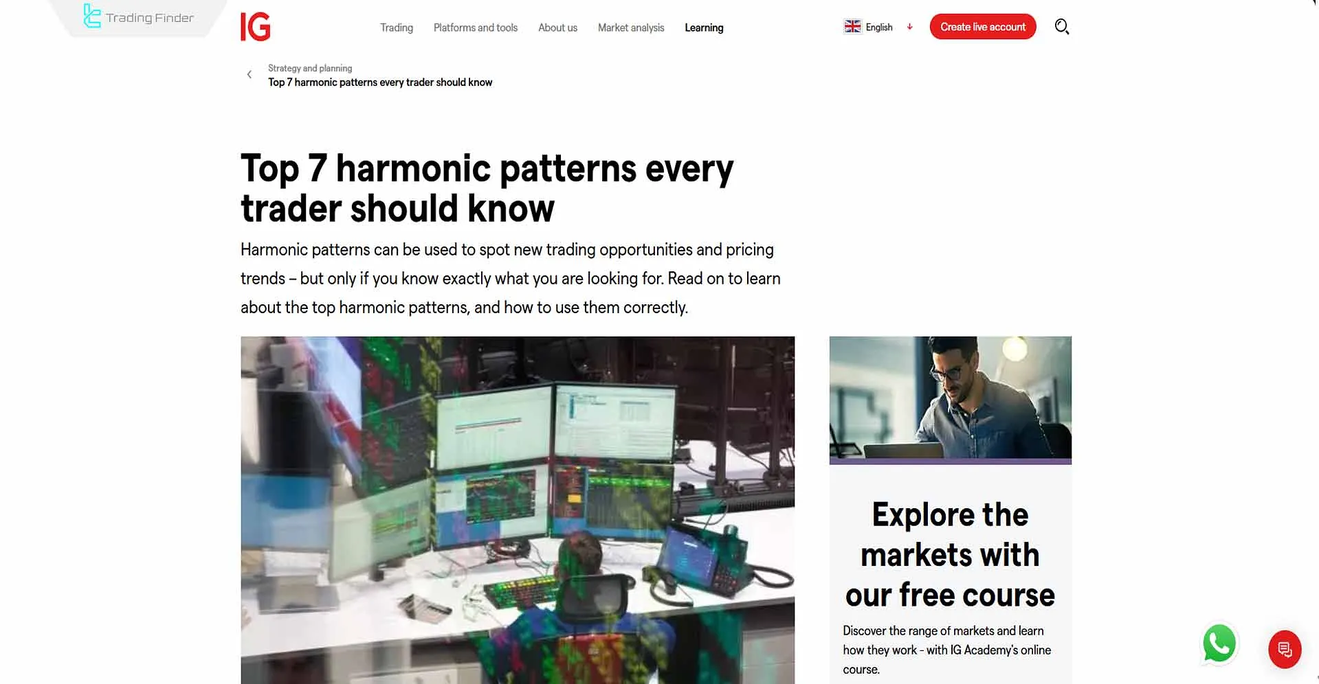 Educational article on 7 Harmonic Patterns (including the Deep Crab Pattern)