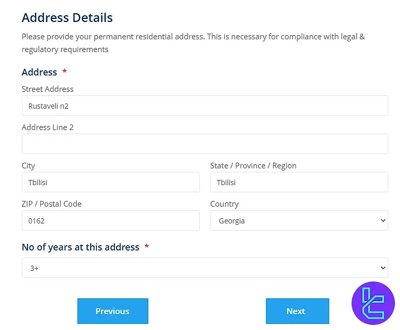Spread Co sign-up form