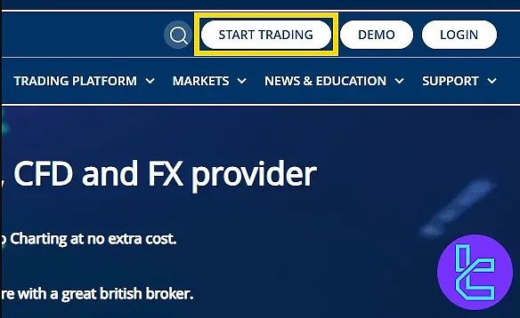 Start Spread Co registration process