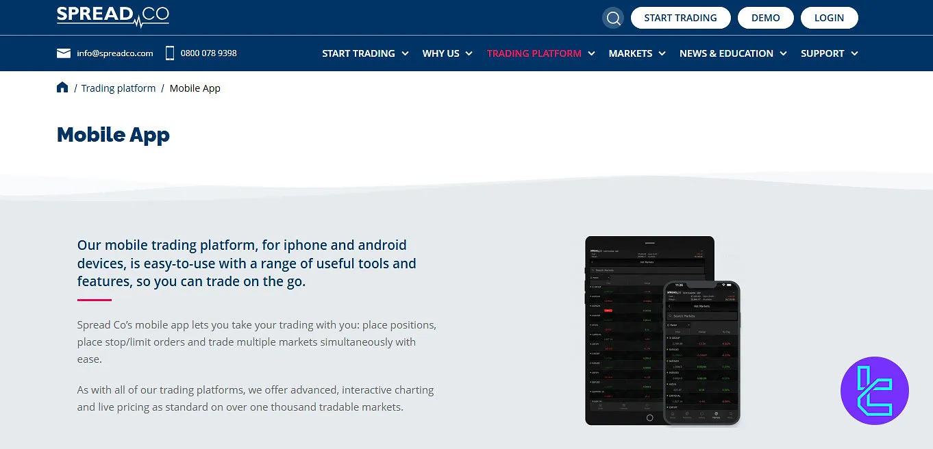 Spread Co mobile app