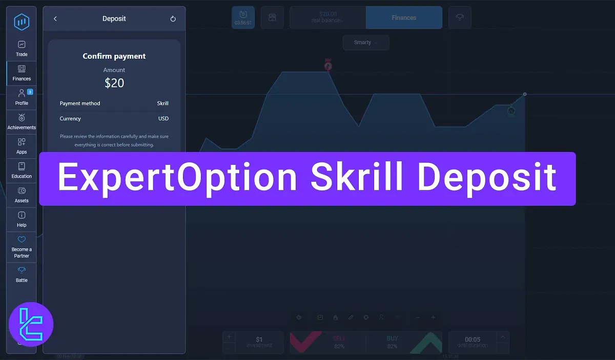 ExpertOption Skrill Deposit 2025 Update [E-wallet Funding Tutorial]