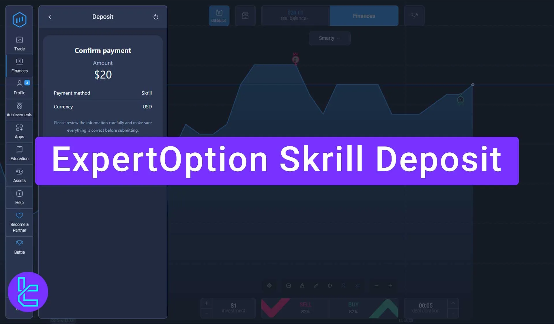ExpertOption Skrill Deposit 2025 Update [E-wallet Funding Tutorial]