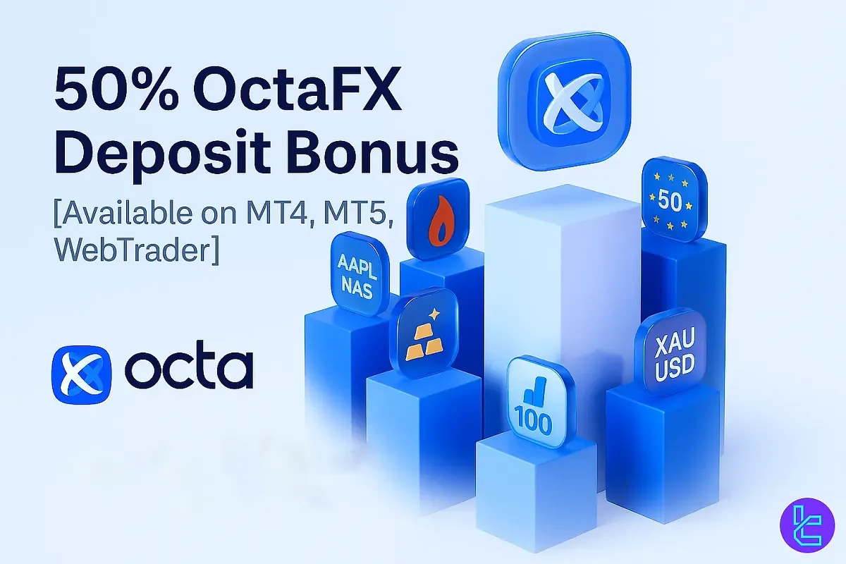 %50 OctaFX Deposit Bonus [For MT4, MT5, WebTrader] - Oct 8th, 2025