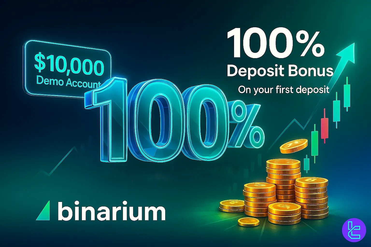 100% Deposit Bonus – Binarium (October 2025)