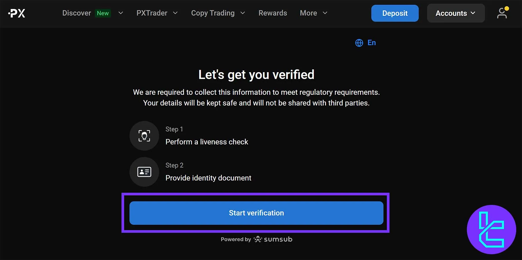 PrimeXBT KYC Verification