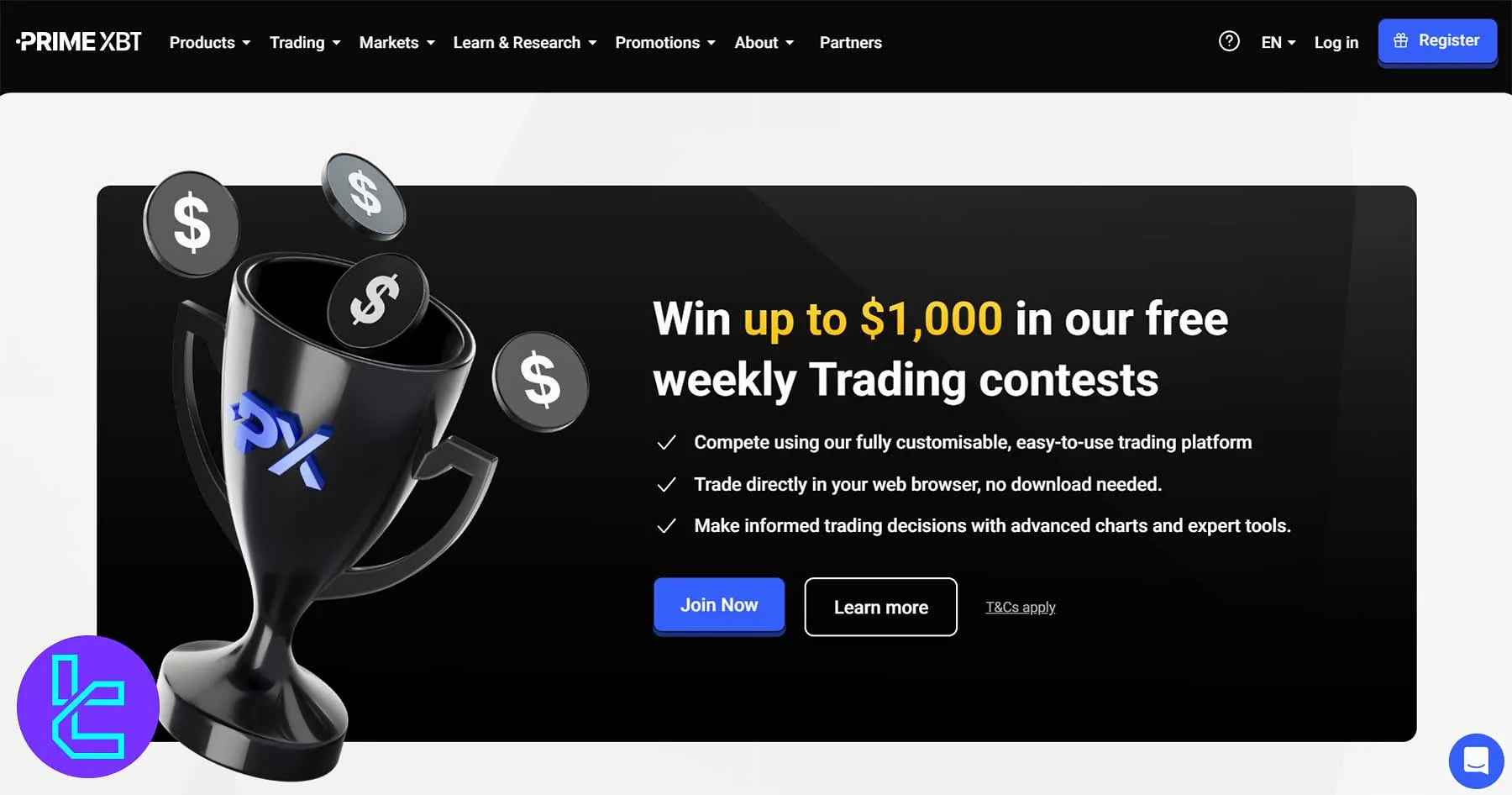 PrimeXBT Weekly Contests