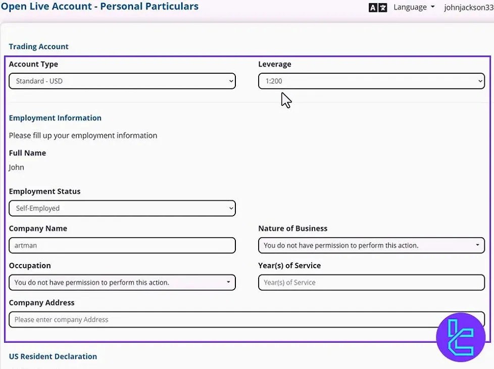 S.A.M Trade setup and employment info