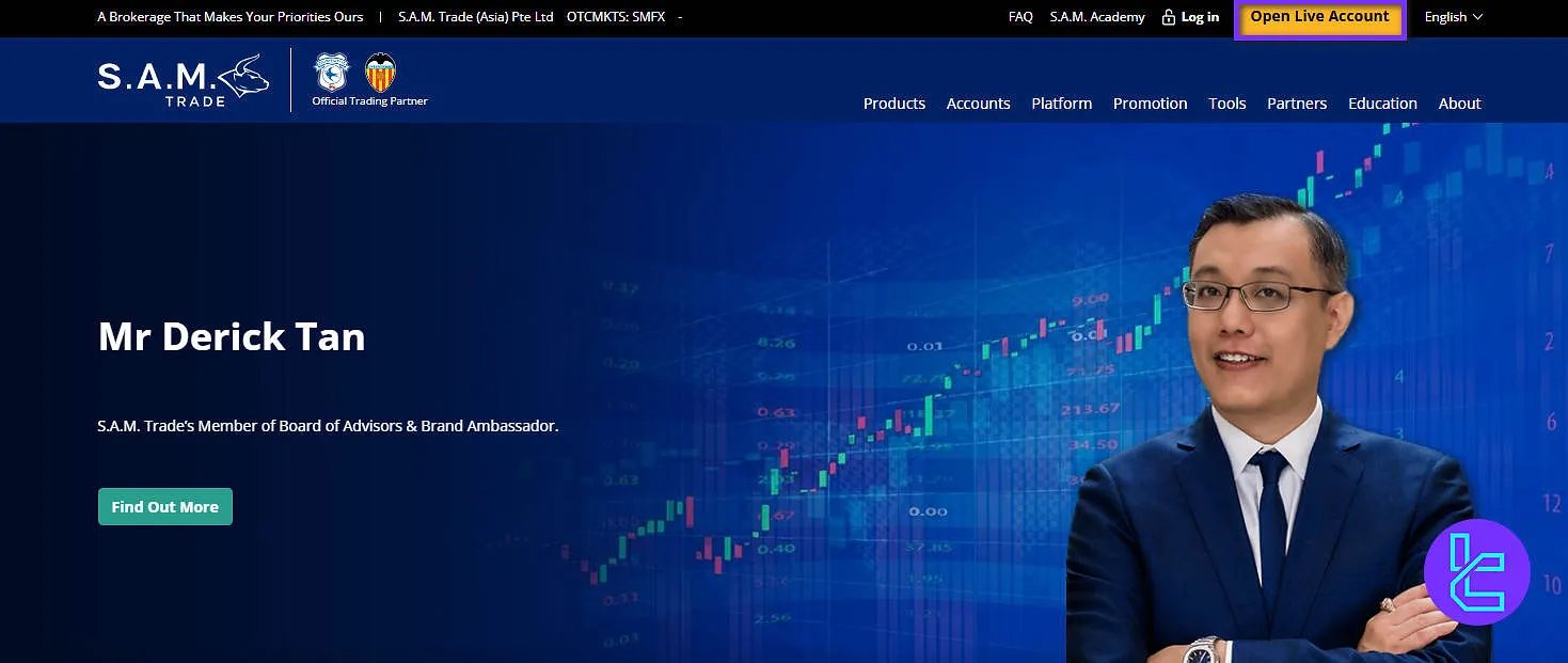 S.A.M Trade registration start