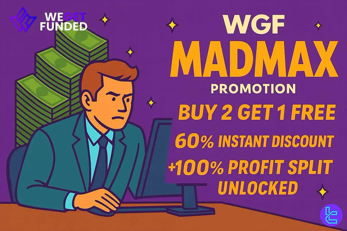 60% WeGetFunded Discount Code [MADMAX] - Nov 15th, 2025