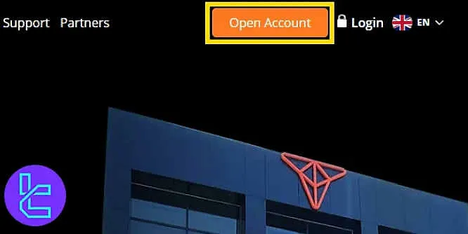 Start the TIOmarkets registration steps