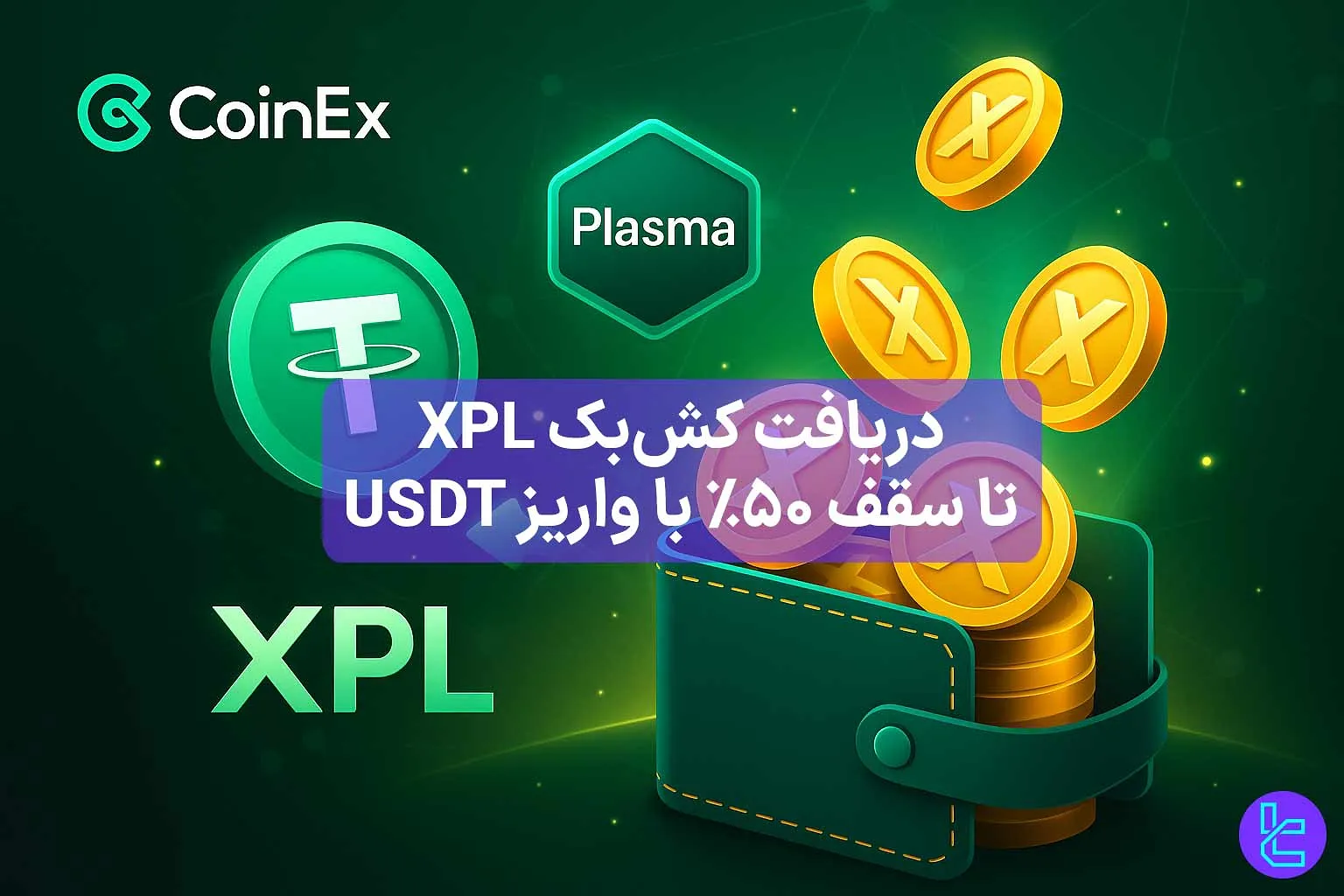 %50 بونوس واریز صرافی کوینکس (CoinEx) - [بازگشت وجه] - 23 آبان 1404