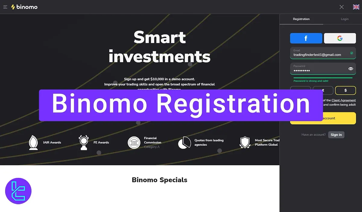 Binomo Registration Guide 2025 [3-Step Account Opening]