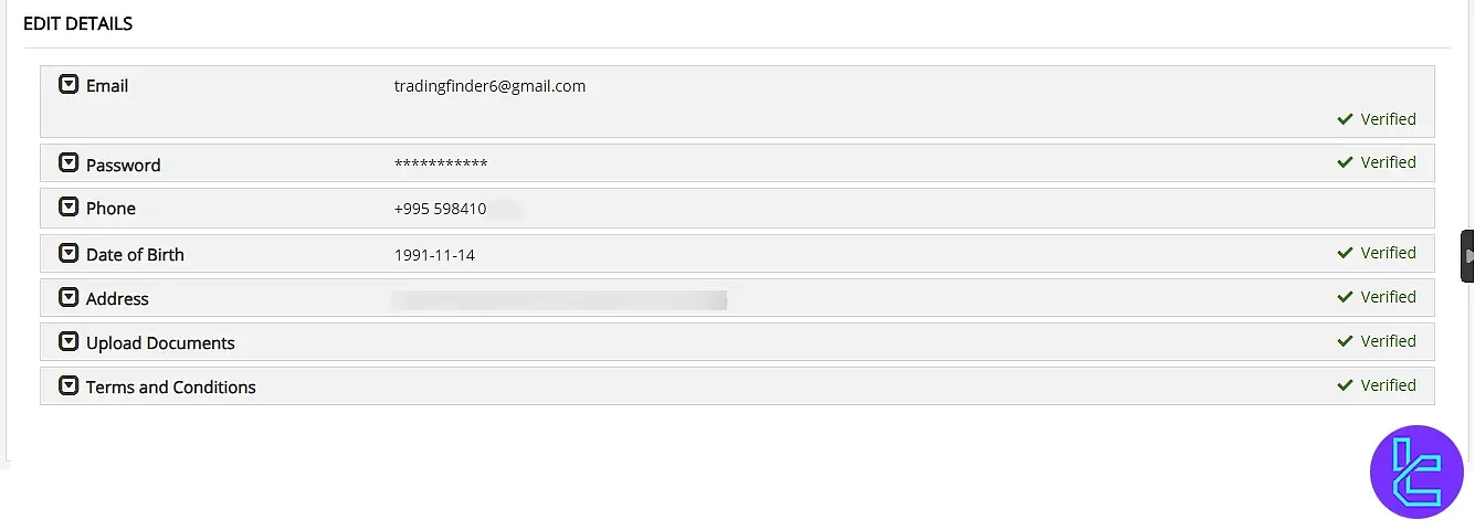 Check TrioMarkets account verification status
