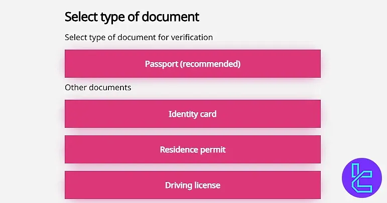 Tradeview Forex upload identity document