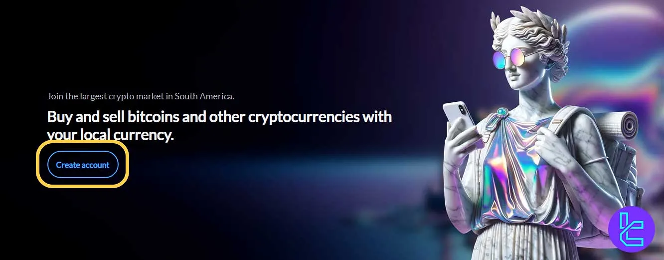 Buda signup account creation page