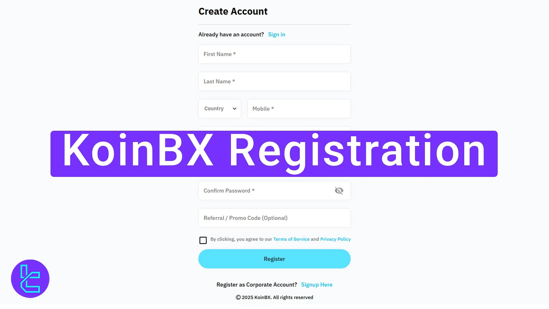 KoinBX Registration 2025 [Verify Email and Login with 2FA in 8 Minutes]