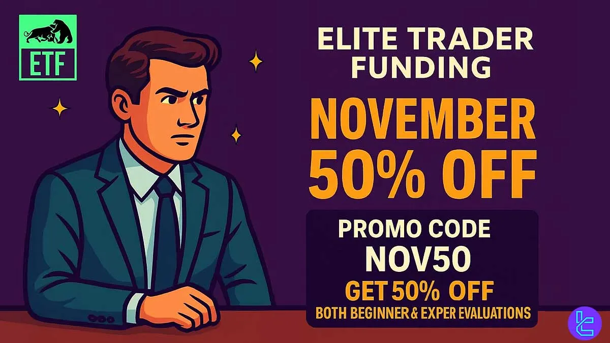 50% Elite Trader Funding Discount Code [NOV50] - Nov 18th, 2025