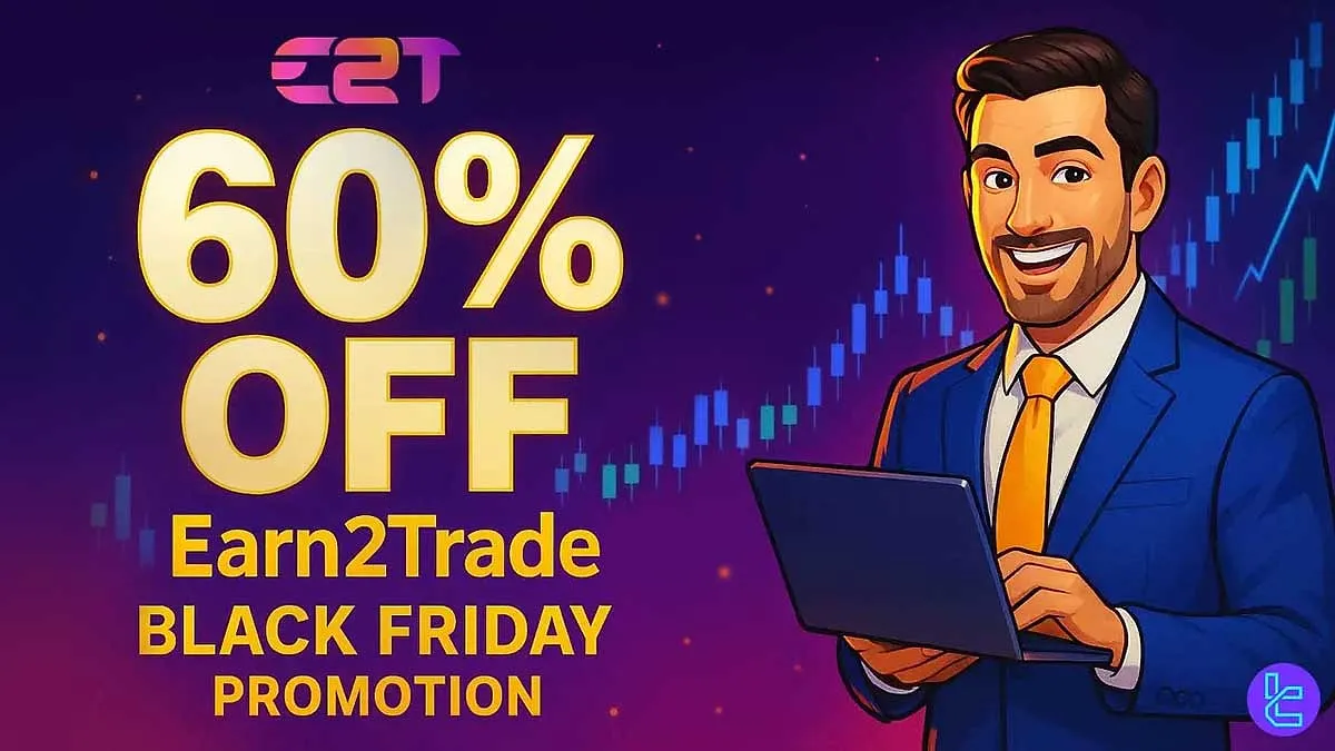 60% OFF Black Friday through a promo code offered by Earn2Trade