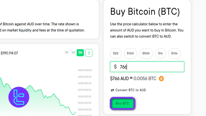 Confirm Cointree order