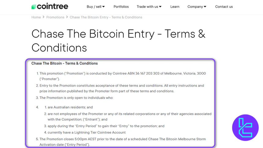 Cointree Chase the Bitcoin