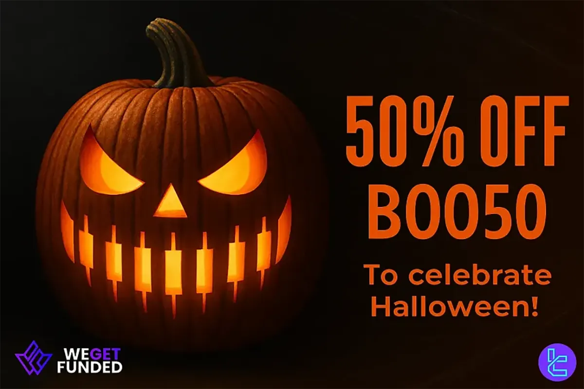 %50 WeGetFunded Promo Code [BOO50] - Oct 16th, 2025