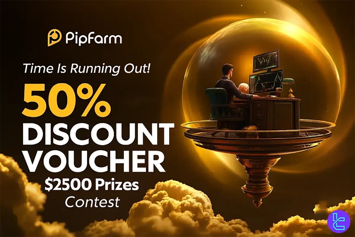 %50 PipFarm Discount Voucher [$2500 Prizes] - Oct 17th, 2025