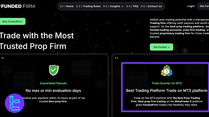 FundedFirm MT5 trading platform overview
