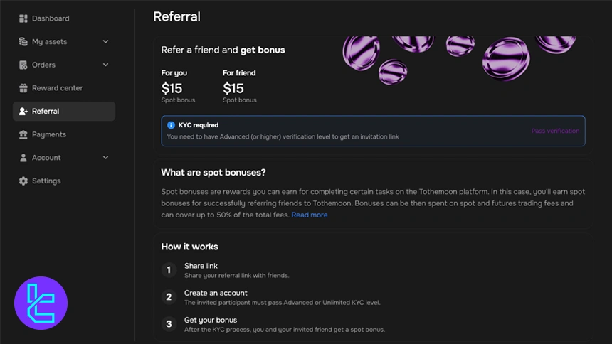 Tothemoon referral program