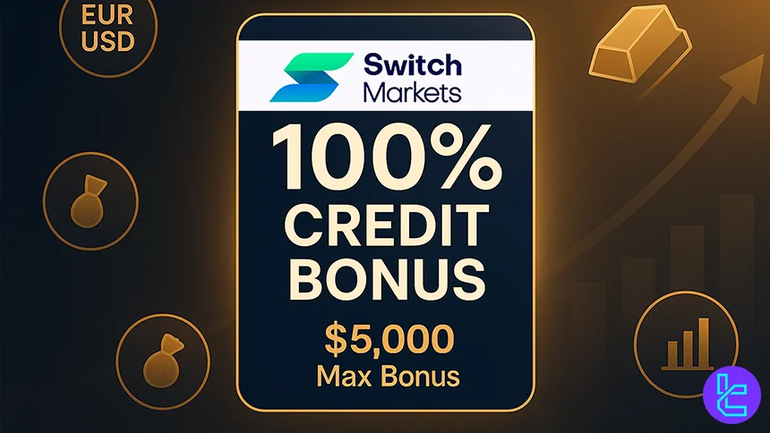 Switch Markets 100% Credit Bonus up to $5,000