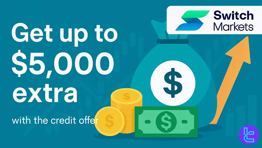 Switch Markets promotion offering 100%