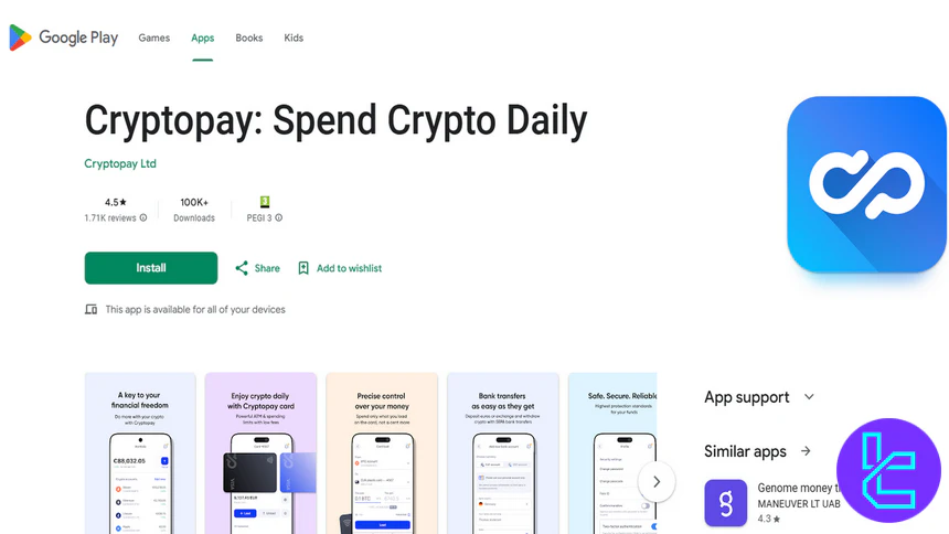 Cryptopay Android app