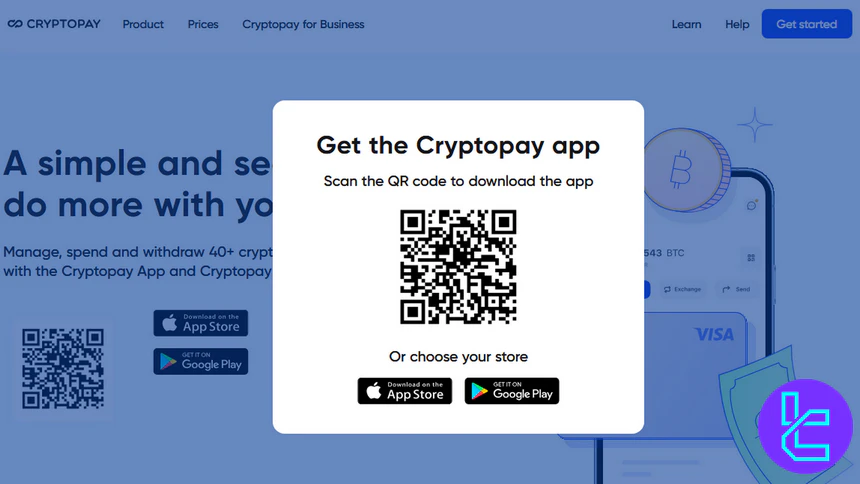Download the Cryptopay App
