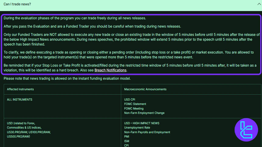Funding Frontier news trading