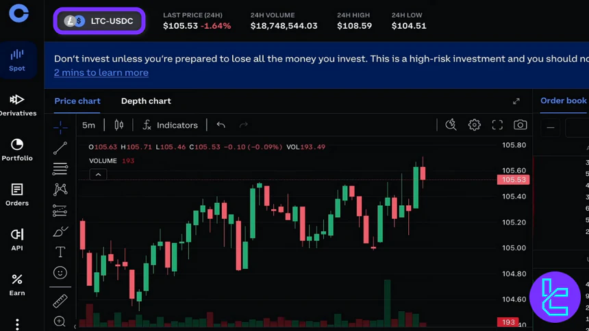 Coinbase trading pair