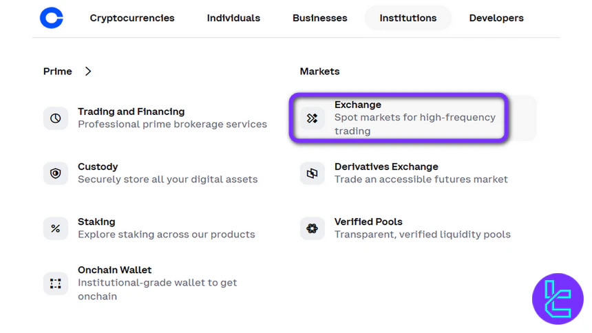 Coinbase enter trade