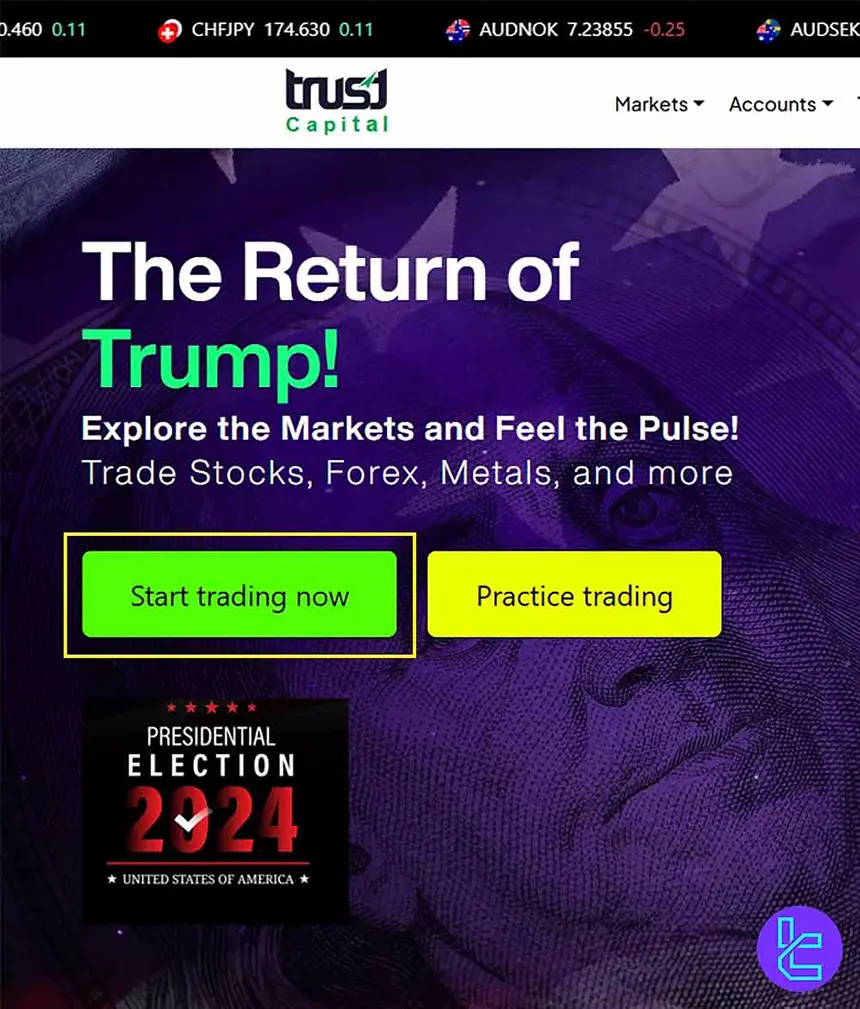 Strat registration on Trust Capital