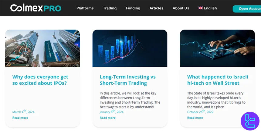 Colmex Pro learning sources