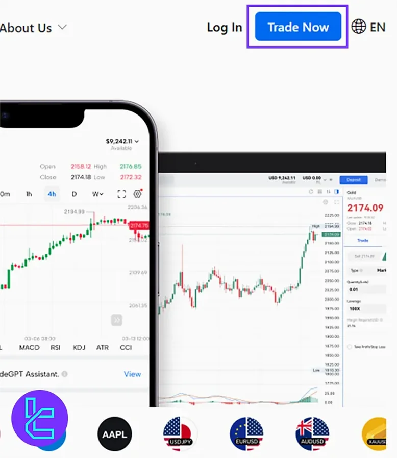 Strat registration on Mitrade
