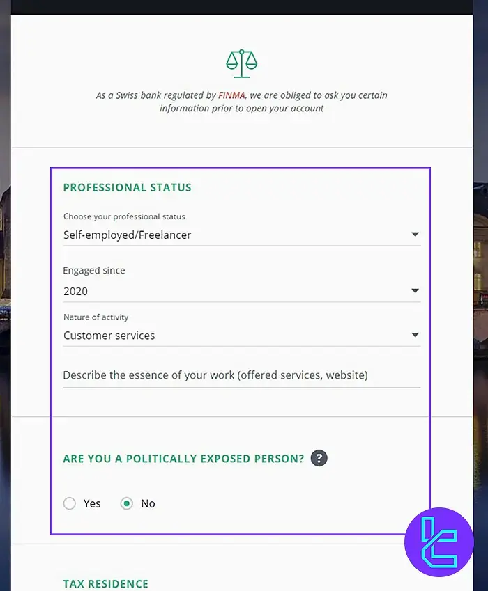 Dukascopy professional status form