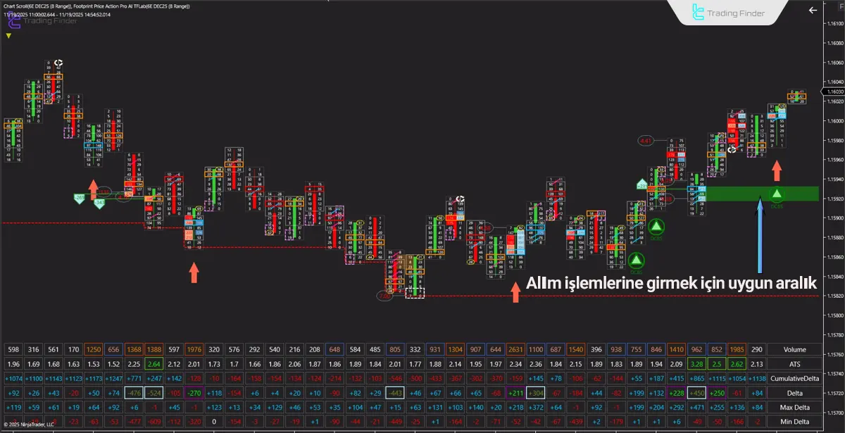 Footprint Price Action Pro Göstergesi NinjaTrader’da – Ücretsiz [TradingFinder] 1