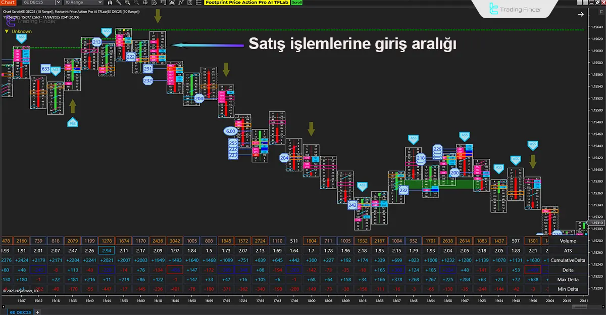 Footprint Price Action Pro Göstergesi NinjaTrader’da – Ücretsiz [TradingFinder] 2