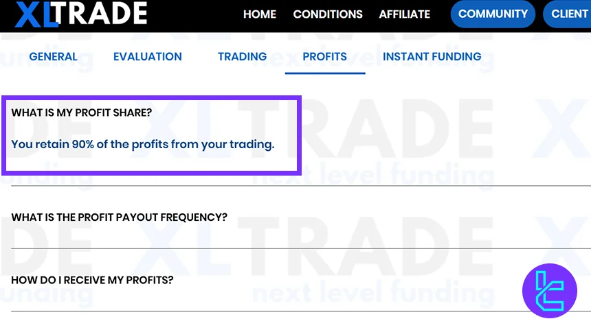 XLTrade’s payout process