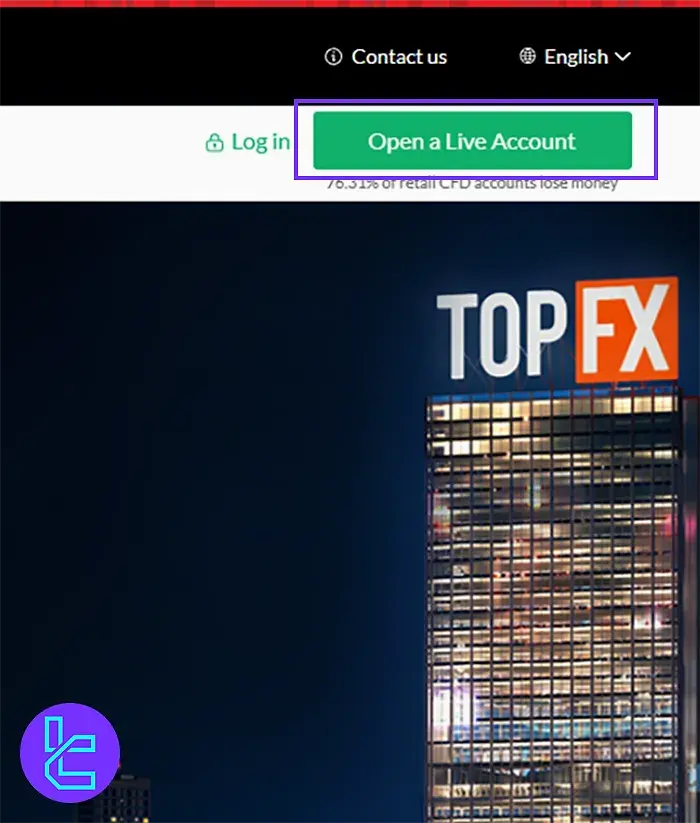 Begin TopFX registration
