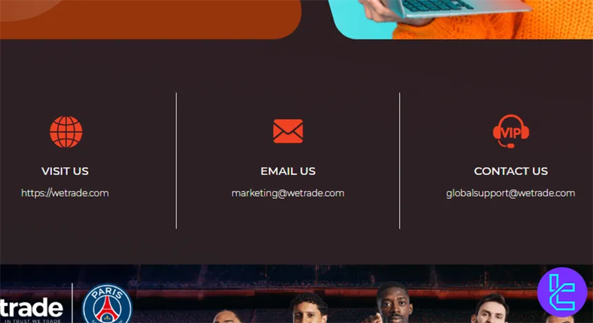 WeTrade support channels