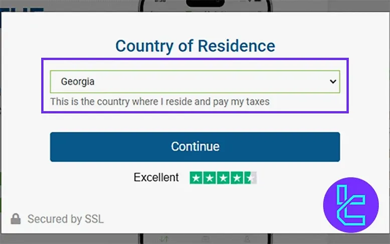 country of residence on easyMarkets