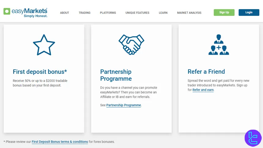 easyMarkets promotions